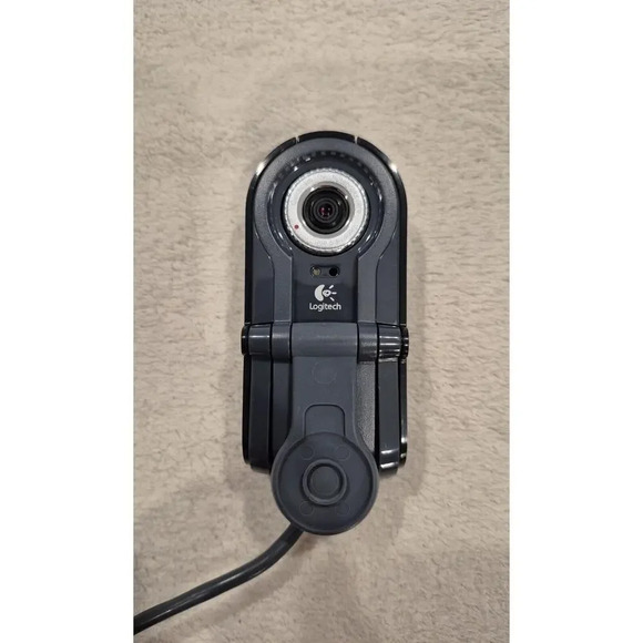 LOGITECH QuickCam USB WebCam Camera V-UJ15 For Notebooks 4.F5 w/ Case - Picture 2 of 11